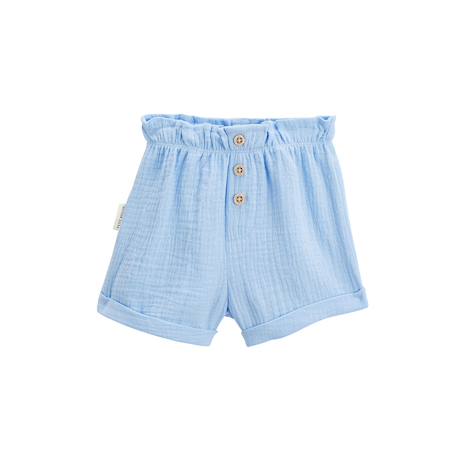 Short enfant en gaze de coton moorea Bleu 2 - vertbaudet enfant 