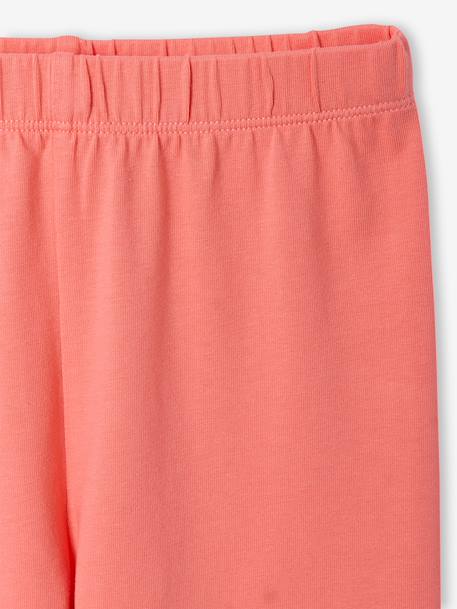 Lot de 2 leggings fille mi-mollets gris chiné+mauve+vert émeraude 5 - vertbaudet enfant 
