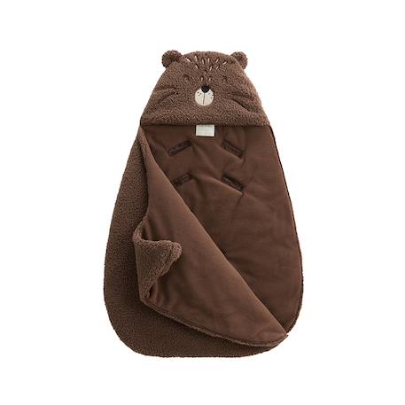 Nid d'ange en sherpa cracotte Marron 4 - vertbaudet enfant 