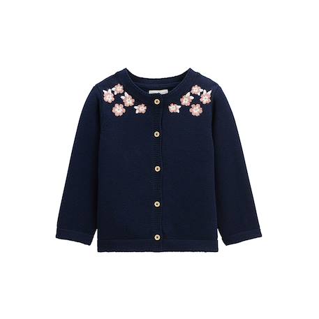 Gilet en tricot céleste Bleu 2 - vertbaudet enfant 