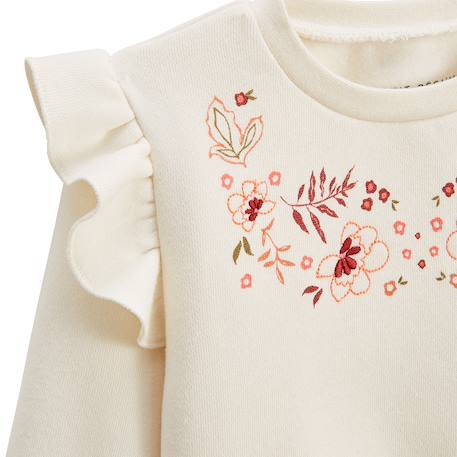 Ensemble sweat et pantalon en molleton manouk Corail 4 - vertbaudet enfant 