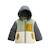 Doudoune enfant imperméable doublée polaire avec capuche boavista Kaki 2 - vertbaudet enfant 