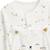 Pyjama bébé en velours ouverture pont bisous Ecru 4 - vertbaudet enfant 