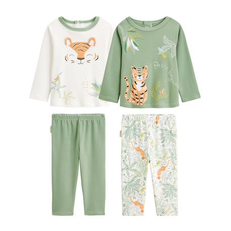 Lot de 2 pyjamas enfant kanha Vert 2 - vertbaudet enfant 