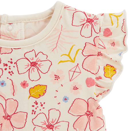 Lot de 2 t-shirts enfant manches courtes santa giulia Corail 3 - vertbaudet enfant 