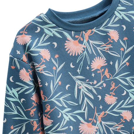 Robe enfant en molleton dina Bleu 4 - vertbaudet enfant 
