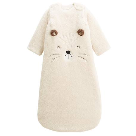 Gigoteuse d'hiver en sherpa avec manches amovibles cracotte Beige 2 - vertbaudet enfant 