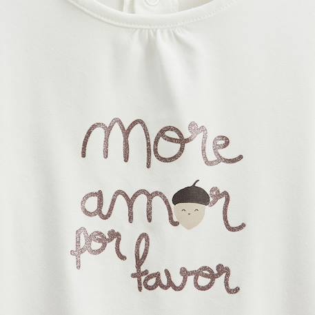 Lot de 2 t-shirts bébé manches longues sora Ecru 6 - vertbaudet enfant 