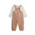 Ensemble salopette bébé en molleton et t-shirt mini loutre Marron 3 - vertbaudet enfant 