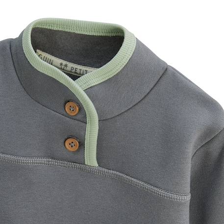 Sweat-shirt en molleton ultra chaud boavista Gris 5 - vertbaudet enfant 