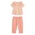 Ensemble enfant t-shirt et pantalon en gaze de coton santa giulia Corail 2 - vertbaudet enfant 
