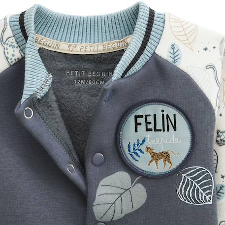 Veste teddy bébé en molleton ultra chaud félintrépide Bleu 4 - vertbaudet enfant 