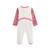 Pyjama bébé en velours happy days Rose 3 - vertbaudet enfant 