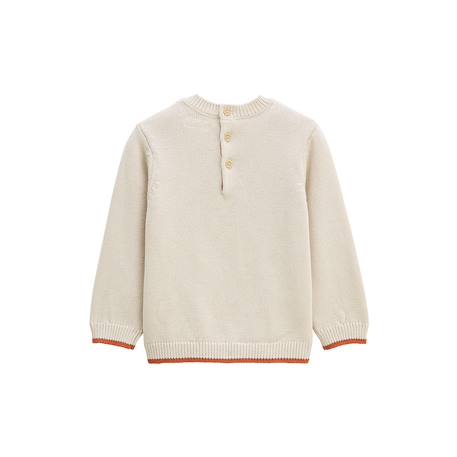 Pull bébé en tricot gustin Ecru 3 - vertbaudet enfant 