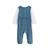 Pyjama bébé en velours tao Bleu 3 - vertbaudet enfant 