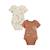 Lot de 2 bodies bébé manches courtes kansas city Camel 2 - vertbaudet enfant 