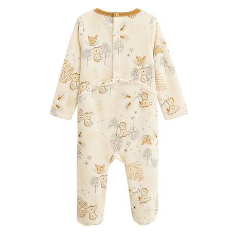 Lot de 2 pyjamas bébé en velours constellation Camel 6 - vertbaudet enfant 