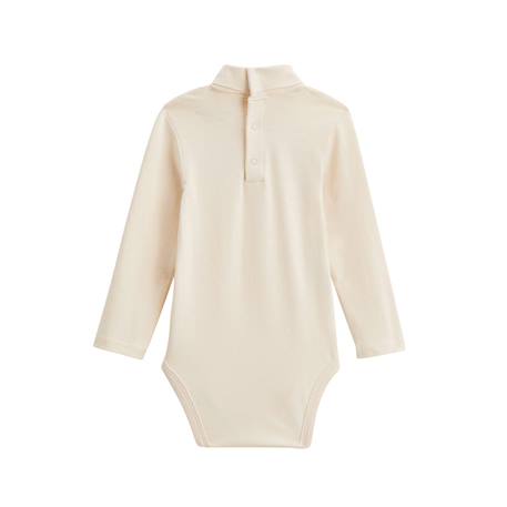 Lot de 2 bodies bébé col roulé manches longues chincha Camel 4 - vertbaudet enfant 