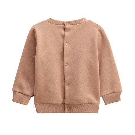 Ensemble bébé sweat et pantalon en molleton mini loutre Marron 3 - vertbaudet enfant 