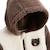Veste bébé en sherpa avec capuche cracotte Marron 5 - vertbaudet enfant 