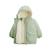 Manteau enfant imperméable doublé sherpa lison Vert 4 - vertbaudet enfant 