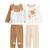 Lot de 2 pyjamas bébé 2 pièces en velours chincha Camel 2 - vertbaudet enfant 
