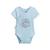 Lot de 2 bodies bébé manches courtes ouverture croisée zeste d'amour Bleu 4 - vertbaudet enfant 
