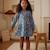 Robe enfant en molleton dina Bleu 6 - vertbaudet enfant 