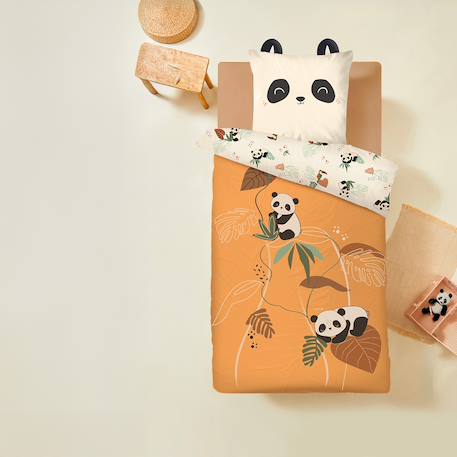 Housse de couette enfant + taie d'oreiller nael Marron 6 - vertbaudet enfant 