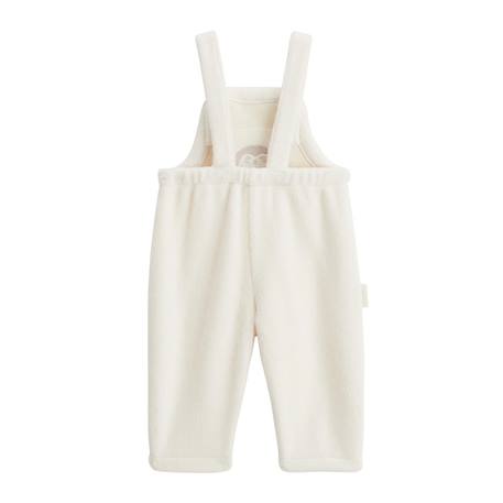 Salopette bébé en molleton ultra chaud envolée de bisous Ecru 3 - vertbaudet enfant 