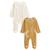Lot de 2 pyjamas bébé en velours swan Ocre 2 - vertbaudet enfant 