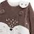 Gigoteuse d'hiver en velours avec manches amovibles cracotte Marron 5 - vertbaudet enfant 