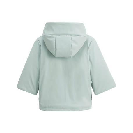 Manteau enfant imperméable doublé sherpa holamuchacha Vert 3 - vertbaudet enfant 