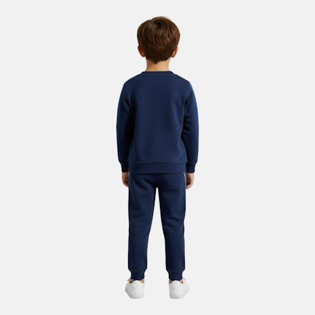 Ensemble sweat et pantalon jogging garçon à imprimé Marine 2 - vertbaudet enfant 
