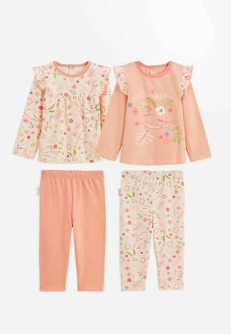 Fille-Lot de 2 pyjamas enfant 2 pièces santa giulia