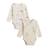 Lot de 2 bodies bébé manches longues ouverture croisée câlins Ecru 2 - vertbaudet enfant 
