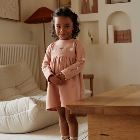 Robe bébé en molleton matcha Rose 5 - vertbaudet enfant 