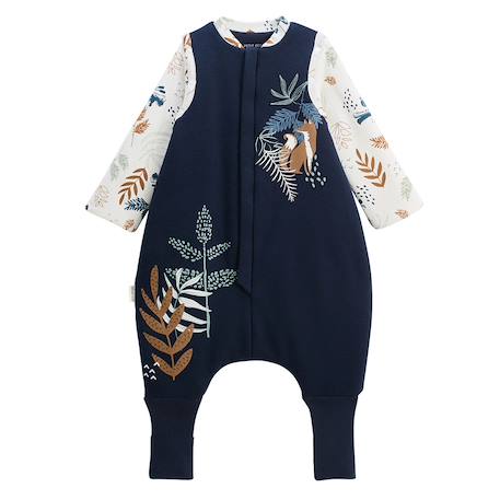Turbulette d'hiver avec pieds retroussables et manches amovibles bivouac Bleu 2 - vertbaudet enfant 