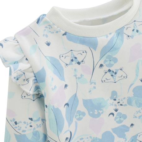 Sweat-shirt bébé en molleton polarmoon Ecru 4 - vertbaudet enfant 