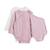 Lot de 2 bodies bébé manches longues ouverture croisée miss chatchatchat Rose 3 - vertbaudet enfant 