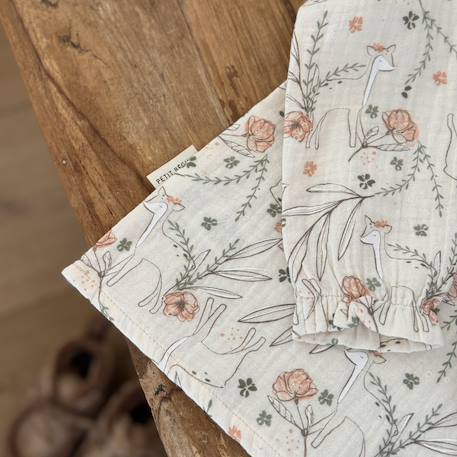 Blouse enfant en gaze de coton lison Ecru 6 - vertbaudet enfant 
