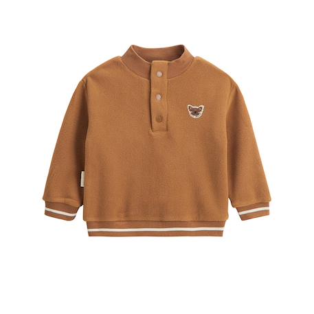 Sweat-shirt bébé en polaire constellation Camel 2 - vertbaudet enfant 