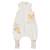 Turbulette tog 0,5 en gaze de coton avec pieds retroussables auguste Ecru 2 - vertbaudet enfant 