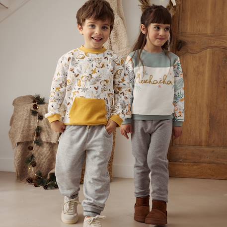 Pantalon bébé en molleton abou Gris 5 - vertbaudet enfant 