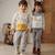 Pantalon bébé en molleton abou Gris 5 - vertbaudet enfant 