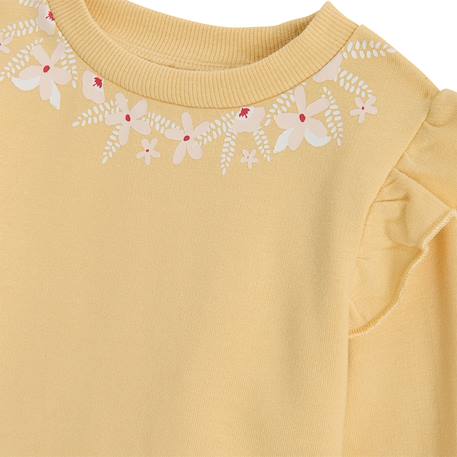 Sweat-shirt enfant camila Jaune 5 - vertbaudet enfant 