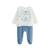 Pyjama bébé en velours polarmoon Bleu 2 - vertbaudet enfant 