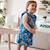 Robe bébé en popeline flora Bleu 5 - vertbaudet enfant 