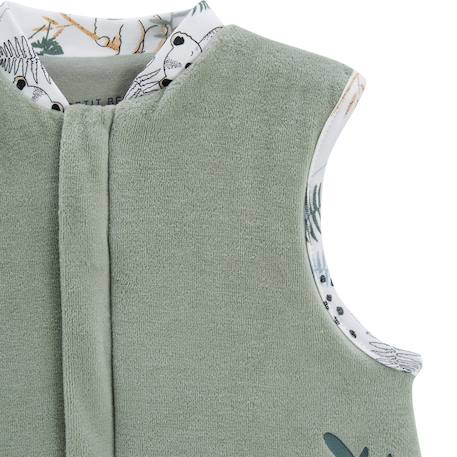 Turbulette tog 2 en velours avec pieds retroussables noah Vert 4 - vertbaudet enfant 
