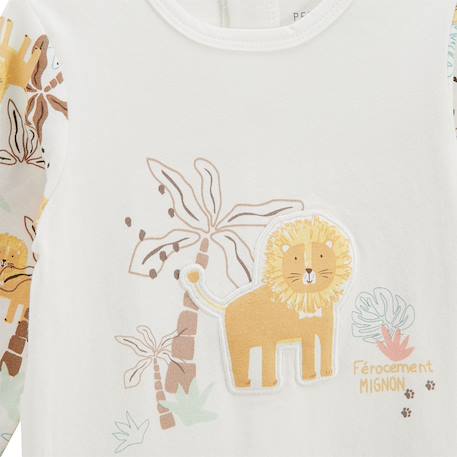 Pyjama bébé auguste Ecru 5 - vertbaudet enfant 